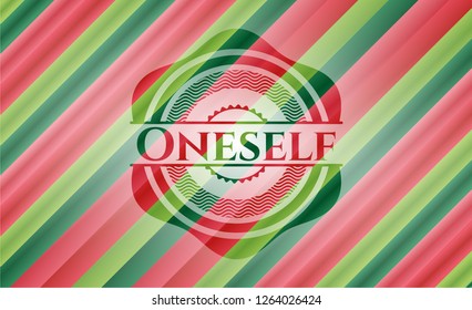 Oneself christmas emblem.