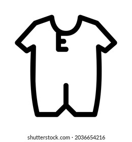 onesie icon or logo isolated sign symbol vector illustration - high quality black style vector icons
