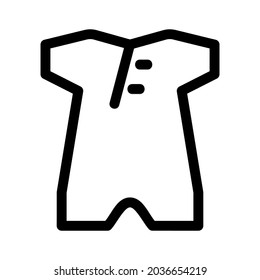 onesie icon or logo isolated sign symbol vector illustration - high quality black style vector icons
