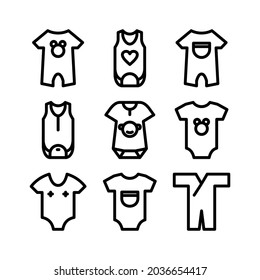 onesie icon or logo isolated sign symbol vector illustration - Collection of high quality black style vector icons
