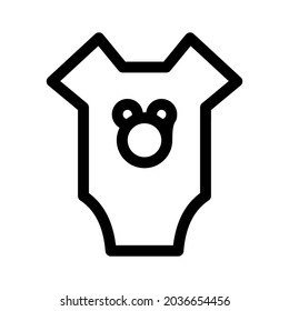 onesie icon or logo isolated sign symbol vector illustration - high quality black style vector icons
