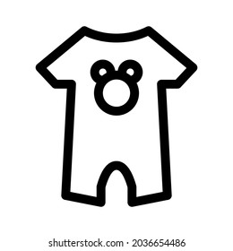 onesie icon or logo isolated sign symbol vector illustration - high quality black style vector icons

