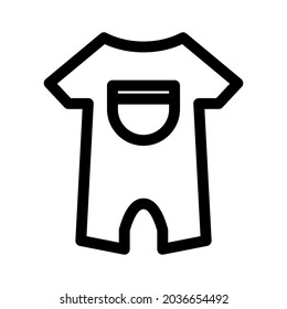 onesie icon or logo isolated sign symbol vector illustration - high quality black style vector icons
