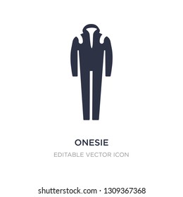 onesie icon on white background. Simple element illustration from Fashion concept. onesie icon symbol design.