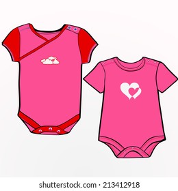 Onesie template for girls