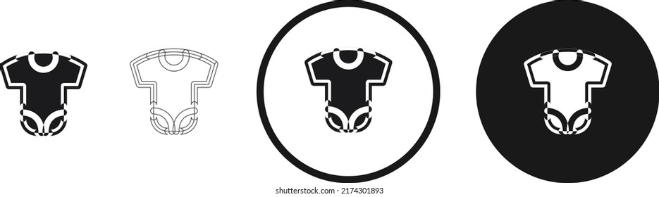 onesies icon . web icon set . icons collection. Simple vector illustration.