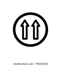 one-way icon,vector illustration. Flat design style. vector one-way icon illustration isolated on White background, one-way icon Eps10. one-way icons graphic design vector symbols.