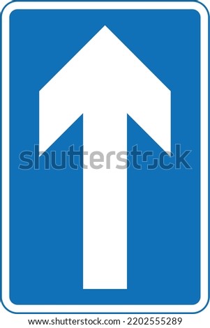 Similar – Image, Stock Photo one-way street