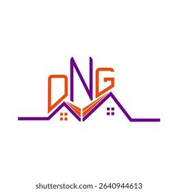ONG Real State logo design, ONG simple and modern logo. ONG luxurious alphabet design  