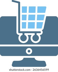 OnGlyph Shopping Glyph Two Colour Icon