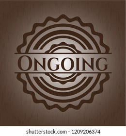 Ongoing realistic wood emblem