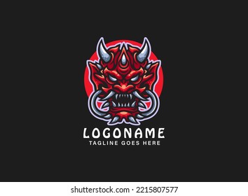 The Oni Logo Mascot Design