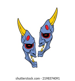 oni mask design for commercial use