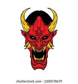 oni mask design for commercial use