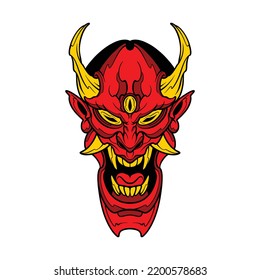 oni mask design for commercial use