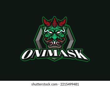 The Oni Mask Logo Design