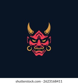 Oni mask logo for sale.