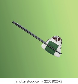 Onigiri 3D Model Illustration Simple