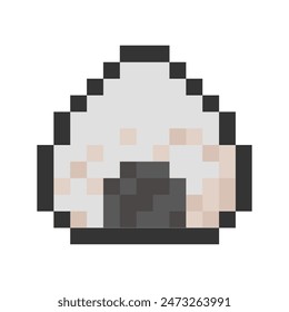 onigiri pixel art for dynamic digital projects and designs.