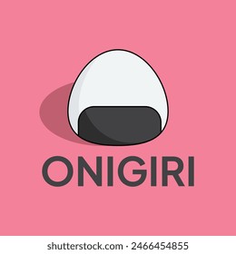 Onigiri vector icon. Modern, simple flat vector illustration for website or mobile app.Sushi or Japanese food symbol, logo illustration. Pixel perfect vector graphics