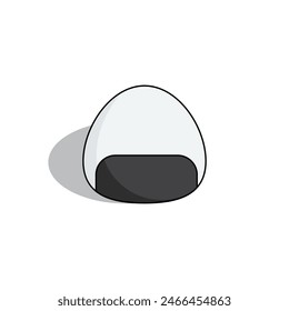 Onigiri vector icon. Modern, simple flat vector illustration for website or mobile app.Sushi or Japanese food symbol, logo illustration. Pixel perfect vector graphics