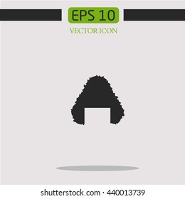 onigiri vector icon.logo