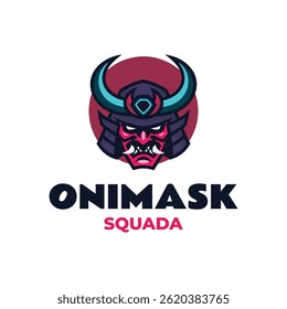 Onimask Squada Mascot Logo Design