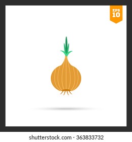 Onion bulb icon