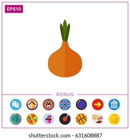 Onion bulb icon
