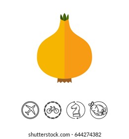 Onion bulb icon