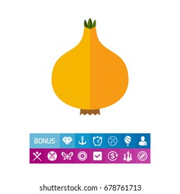 Onion bulb icon