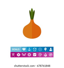 Onion bulb icon