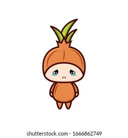 ONION DESIGN VECTOR MASCOT EPS 10.