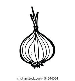 onion drawing