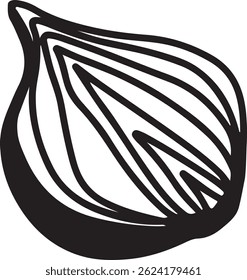 Desenho de cebola, gravura, tinta, arte vetorial