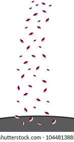 Onion drop cartoon vector. free space for text. wallpaper. background. ingredient vector.