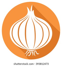 Onion Flat Icon