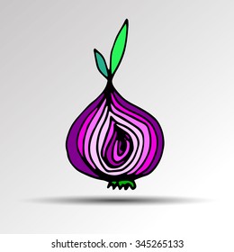 onion food vector vegetarian organic healthy vegetable fresh white plant