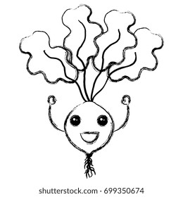 onion fresh kawaii character