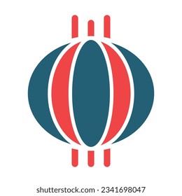 Onion Glyph Two Color Icon For Personal And Commercial Use.
