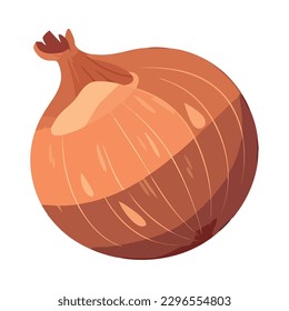 onion harvest fresh icon isolated