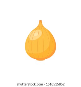 Onion icon isolated on white background. Vector illustration. Eps 10.