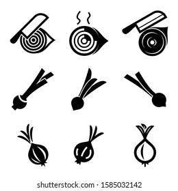 onion icon isolated sign symbol vector illustration - Collection of high quality black style vector icons
