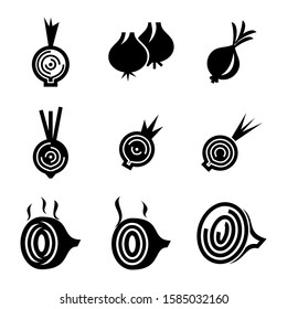 onion icon isolated sign symbol vector illustration - Collection of high quality black style vector icons
