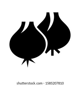 onion icon isolated sign symbol vector illustration - high quality black style vector icons
