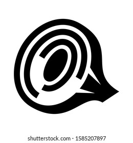 onion icon isolated sign symbol vector illustration - high quality black style vector icons
