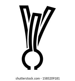 onion icon isolated sign symbol vector illustration - high quality black style vector icons
