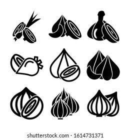 onion icon isolated sign symbol vector illustration - Collection of high quality black style vector icons
