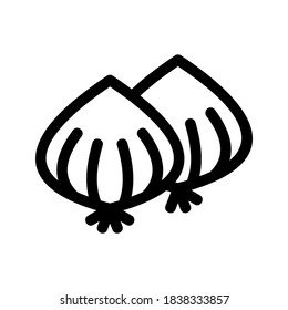 Onion icon or logo isolated sign symbol vector illustration - high quality black style vector icons
