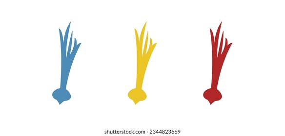 onion icon on a white background, vector illustration